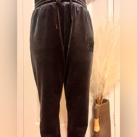 Versace navy blue velvet joggers - Picture 9 of 14